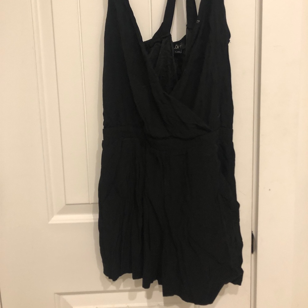 Loft Crossback Black Romper - Picture 3 of 6